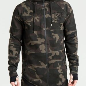 Sik Silk Camouflage Zip Hoodie - Bought In The UK